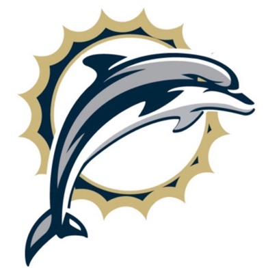 Gulf Breeze Dolphins logo